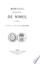 Mémoires de l'Académie de Nîmes