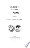 Mémoires de l'Académie de Nîmes