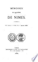 Mémoires de l'Académie de Nîmes