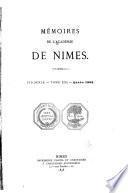 Mémoires de l'Académie de Nîmes