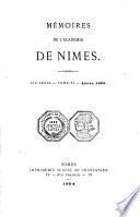 Mémoires de l'Académie de Nîmes