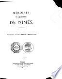 Mémoires de l'Académie de Nîmes