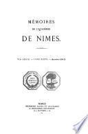 Mémoires de l'Académie de Nîmes