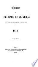 Mémoires de l'Académie de Stanislas