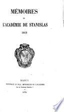 Mémoires de l'Académie de Stanislas