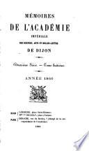 Mémoires de l'Académie des sciences, arts et belles-lettres de Dijon