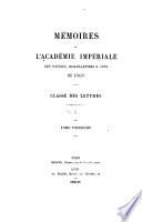 Mémoires de l'Académie des sciences, belles-lettres et arts de Lyon
