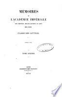 Mémoires de l'Académie des sciences, belles-lettres et arts de Lyon