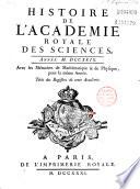 Mémoires de l'Académie des sciences de l'Institut de France