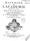 Mémoires de l'Académie des sciences de l'Institut de France