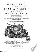 Mémoires de l'Acadêmie des sciences de l'Institut de France