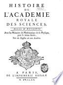 Mémoires de l'Acadêmie des sciences de l'Institut de France