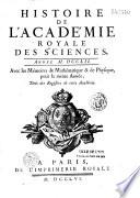 Mémoires de l'Académie des sciences de l'Institut de France