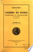 Mémoires de l'Académie des sciences inscriptions et belles-lettres de Toulouse