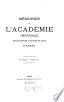 Mémoires de l'Académie des Sciences, Lettres et Arts d'Arras