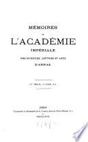 Mémoires de l'Académie des Sciences, Lettres et Arts d'Arras