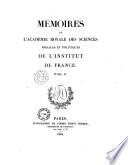 Mémoires de l'Académie des sciences morales et politiques de l'Institut de France