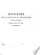 Mémoires de l'Académie impériale des sciences de St. Petersbourg