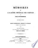 Mémoires de l'Académie impériale des sciences de St.-Pétersbourg