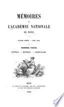 Mémoires de l'Académie nationale de Metz