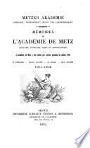 Mémoires de l'Académie nationale de Metz