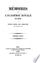 Mémoires de l'Académie nationale de Metz