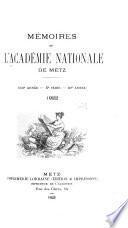 Mémoires de l'Académie nationale de Metz