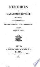 Mémoires de l'Académie nationale de Metz