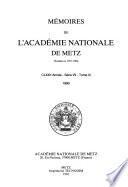 Mémoires de l'Académie nationale de Metz