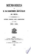 Mémoires de l'Académie nationale de Metz