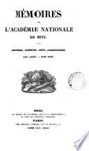 Memoires de l'academie Nationale de Metz