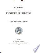 Mémoires De L'Académie Royale De Médecine