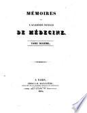 Mémoires De L'Académie Royale De Médecine