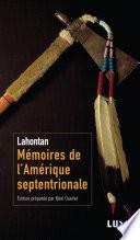 Mémoires de l'Amérique septentrionale