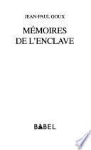 Mémoires de l'enclave