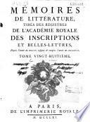 Mémoires de l'Institut national de France