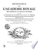 MÉMOIRES DE L ́ACADÉMIE ROYALE DES SCIENCES ET BELLES- LETTRES DEPUIS L ́AVÉNEMENT DE FRÉDERIC GUILLAUME II AU THRONE
