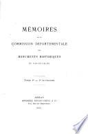 Mémoires de la Commission départementale des monuments historiques du Pas-de-Calais