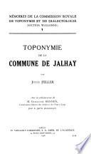 Mémoires de la Commission royale de toponymie et de dialectologie, Section wallonne