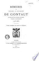 Mémoires de la duchesse de Gontaut, gouvernante des enfants de France pendant la Restauration (1773-1836)