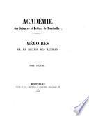 Mémoires de la Section des lettres