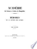 Mémoires de la Section des lettres
