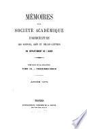 Mémoires de la Société Académique d'Agriculture des Sciences, Arts et Belles-Lettres du Département de l'Aube