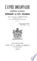 Mémoires de la Société académique de l'arrondissement de Boulogne-sur-Mer