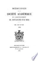 Mémoires de la Société académique de l'arrondissement de Boulogne-sur-Mer