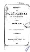 Mémoires de la Société académique de Maine et Loire