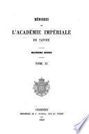 Memoires De La Societe Academique De Savoie