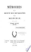 Mémoires de la Société académique des antiquaires de la Morinie