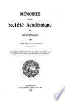 Mémoires de la Société académique du Nivernais