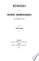 Mémoires de la Sociéte archéologique de l'Orléanais